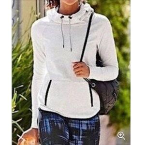 Athleta Women’s Athletic Wear Cowl Neck Hoodie Pullover Size XS